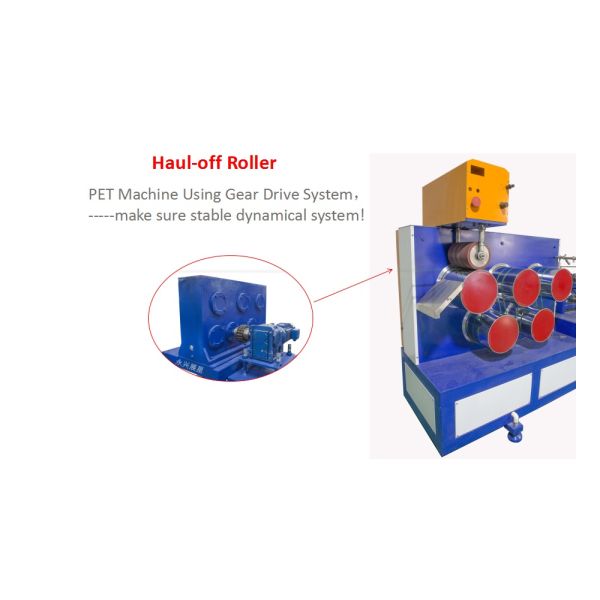 Машины для переработки пластмасс с одним винтом 9мм PET ленточная экструзионная линия