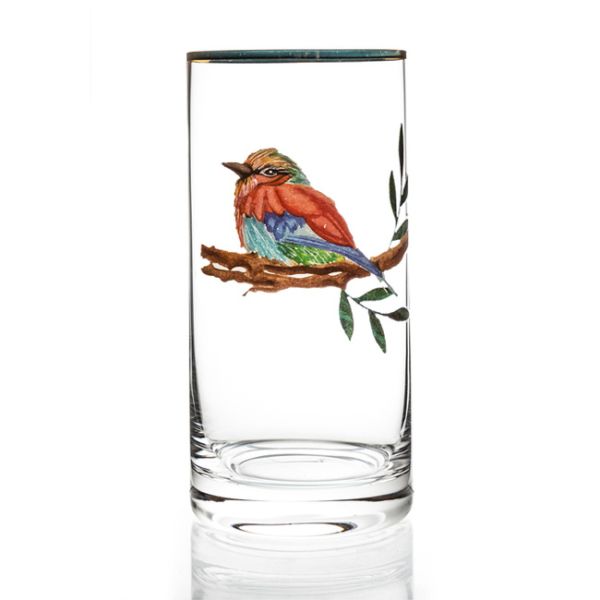 Clear Crystal Wine Glass Bird Drawing Collection Glass Gift Selling Lovers Family