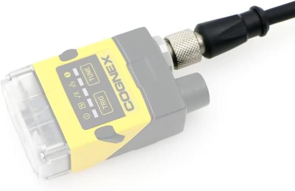 Alvin's M12 12-Pin Female to Open End Cable for Cognex Camera & Automation, 1M