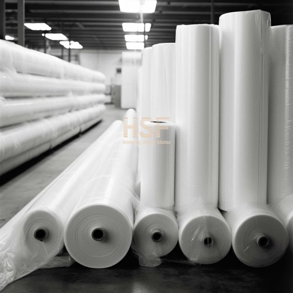 Une couche de film de dégagement MOPP blanc opaque de 80 μm, destinée à l'emballage alimentaire, à la stratification, aux étiquettes de rubans, aux applications industrielles,