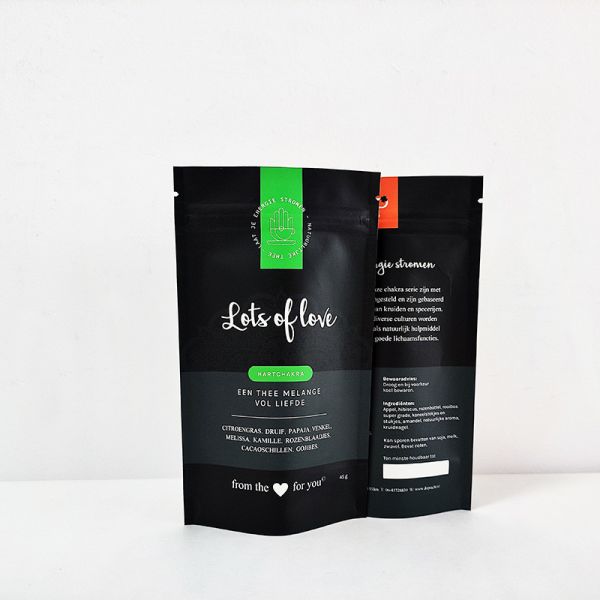Low MOQ Custom colorful Print Stand Up Plastic Zip lock Pouches For Food Storage Packing Zipper Bags
