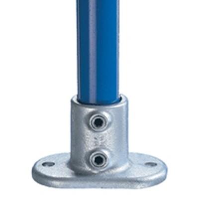 Hot Dipped Galvanized Silver Key Clamp Base Plate Malleable Iron Made