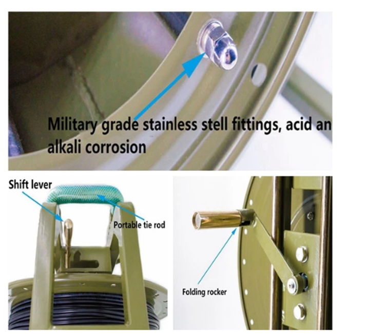 Черные наружные кабельные ролики 300M 250M 200M 150M 100m LC To LC Fiber Patch Cord Extension Cable Reel