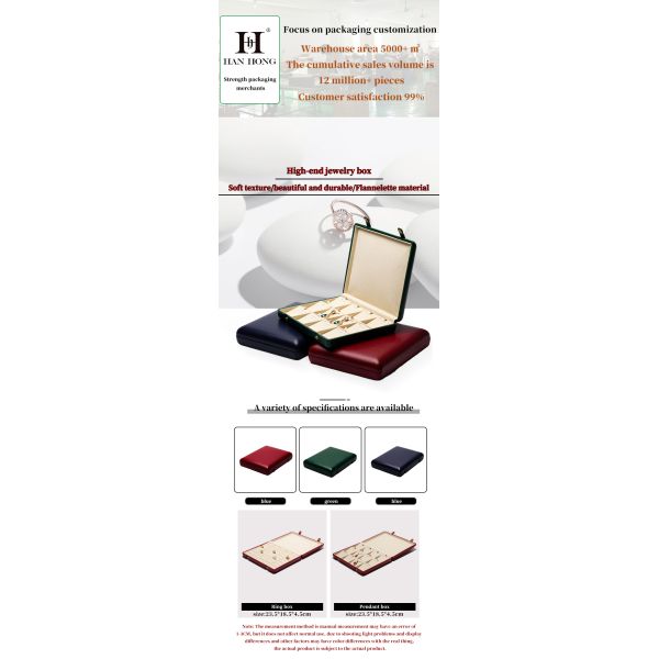 Boîte à bijoux en cuir à grains de cailloux boîte de rangement pour oreille pendentif