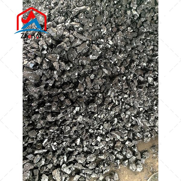 Poudre de ferrovanadium en vrac argentée, prix départ usine, largement utilisée pour la fusion industrielle, alliage de fer et de vanadium Fev40 uniforme