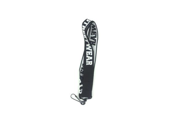 Exhibition Use Woven Neck Lanyards Mobile Phone Pouch Lanyard With Logo Custom
