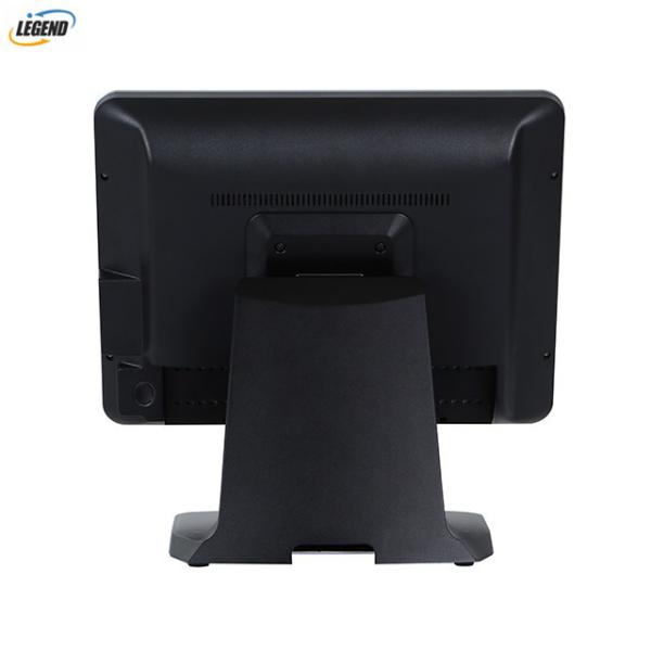 PC Desktop Computer Touch POS System 1024 X 768 Pixels With Stable Metal Stand