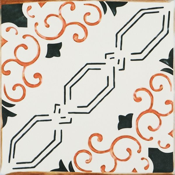 Carreaux rustiques en céramique résistant à l'usure 20x20 cm pour le salon et la salle à manger