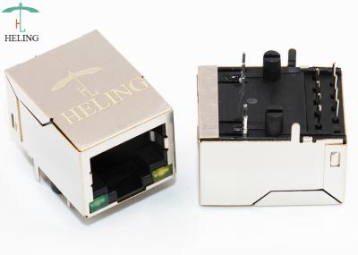 THT que solda a aba do conector de Pin do ângulo direito RJ45 8 para baixo para o PC Mainboard
