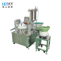 Máquina de enchimento líquida automática da pasta de 2400 BPH para o creme dos cuidados com a pele