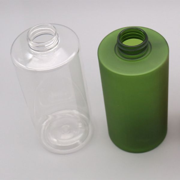 PET Plastic Shampoo 500ml 750ml Body Milk Bath Gel Bottle