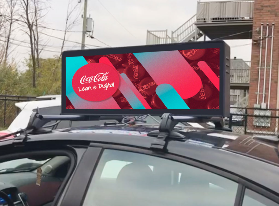 P2.5 Такси светодиодный крышный дисплей беспроводный 4G автомобильный электронный экран с GPS-позиционированием