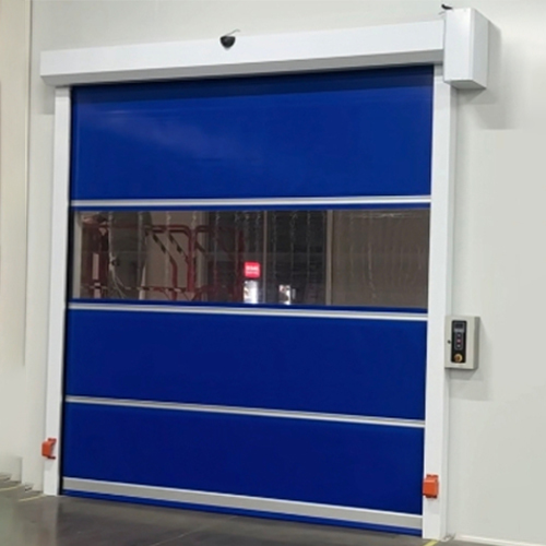 Hygienic And Washable Operating Speed Adjustable High-speed PVC Door For Food Processing Plants