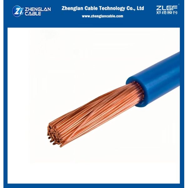 H07V-K Conductor de cobre PVC cable CU/PVC Clase 5 450/750V 2.5mm2 cable de cobre Pvc aislado a 90 °C IEC60227