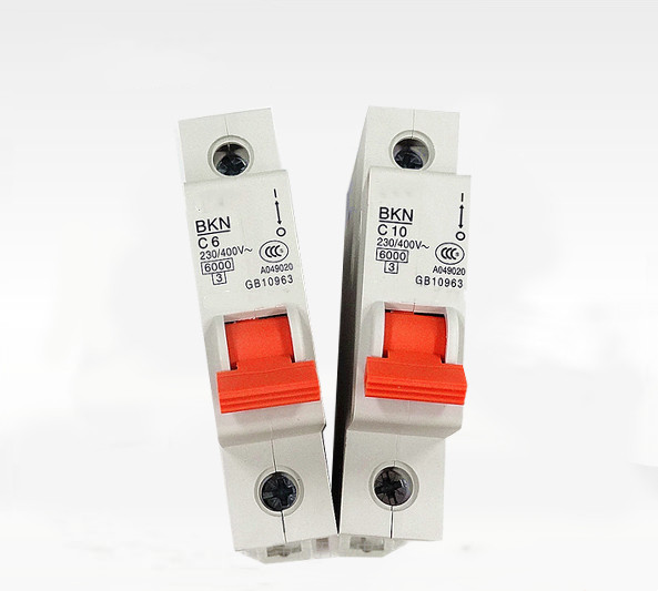 Mcb Bkn C Type 50 Amp Mini Breaker , 1p 2p 3p 4p Electrical Circuit Breaker Switch