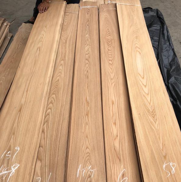 Fourniture d'usine de placage en bois naturel 0,2 mm 0,3 mm 0,5 mm 1 mm 2 mm 3 mm placage en bois d'orme naturel à coupe plate