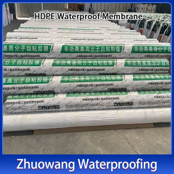 Trench Floors HDPE Waterproofing Membrane Tear Resistance Impact Resistance