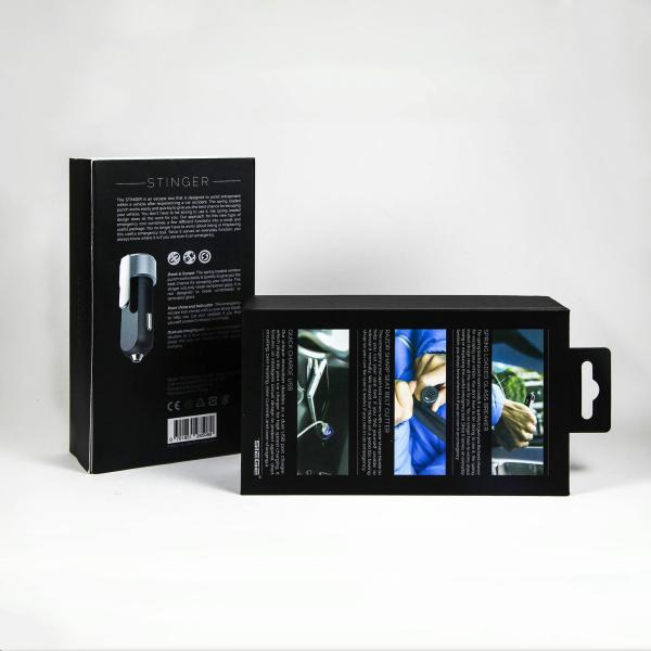 Custom Logo Car Battery Charger Box with PVC Accessories and Sliding Drawer Design