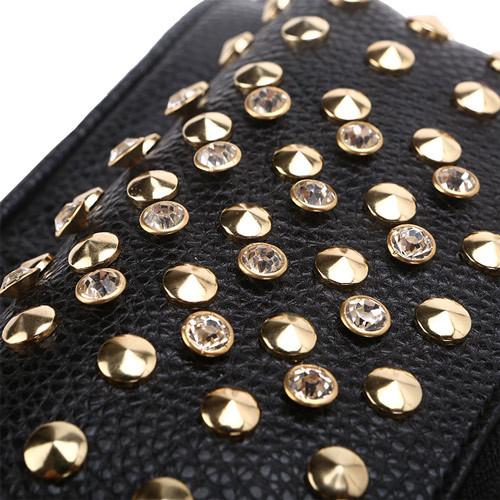 PU leather Rivets backpacks women backpacks college student School Backpacks mochilas