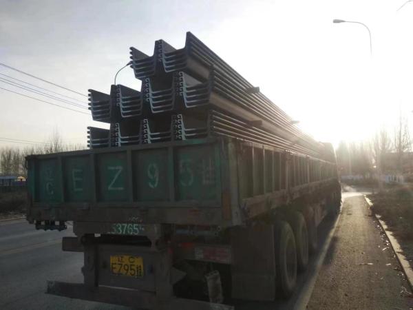 High Strength Steel Sheet Pile Water Tightness Easy Construction
