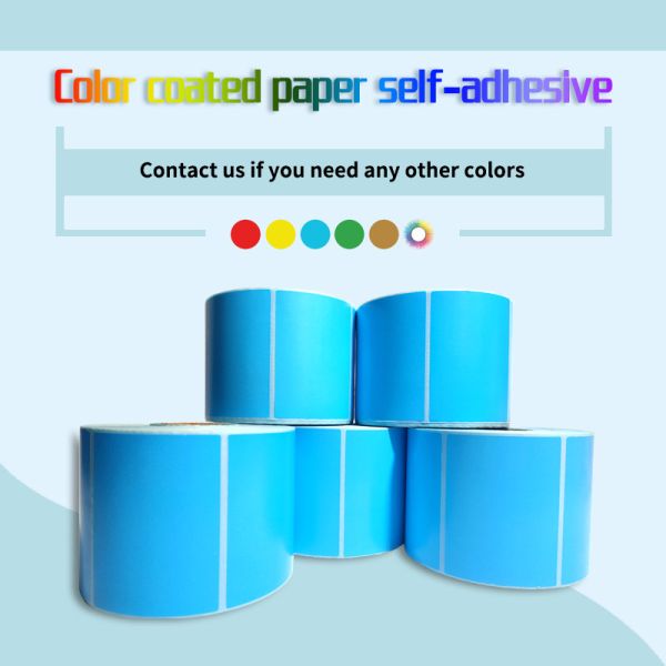 Direct Thermal Label Sticker Roll For Shipping 4x6 Self Adhesive