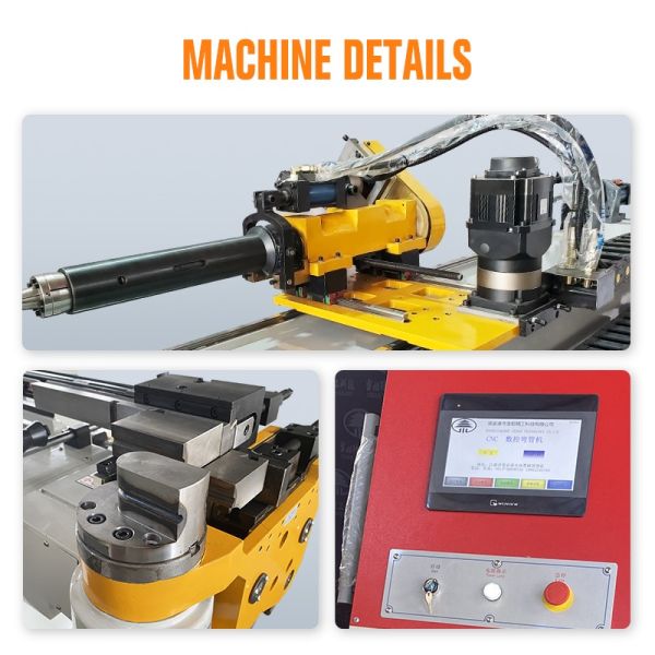 Cnc Automatic Electric Exhaust Hydraulic Pipe Bender Metal Aluminum Copper Stainless Steel square Pipe Pipe Bender