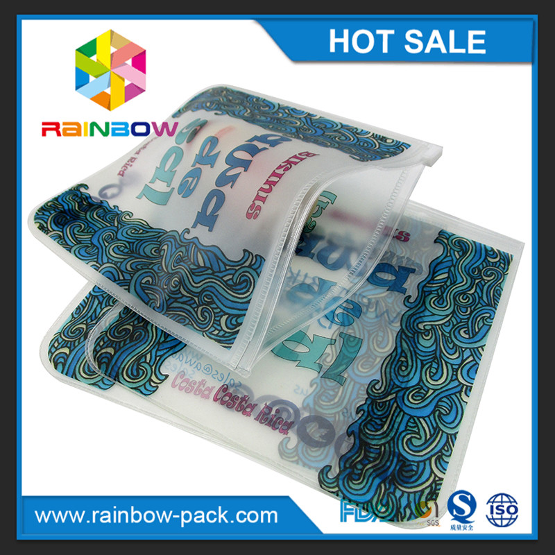 Ясный прозрачный полиэтиленовый пакет ПВК для Свимвеар/заморозил сумку бикини ЕВА влажную