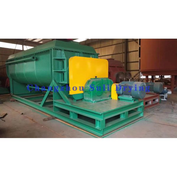 Wedge Type Hollow Paddle Dryer For Dye / Industrial Sludge Dryer Machine