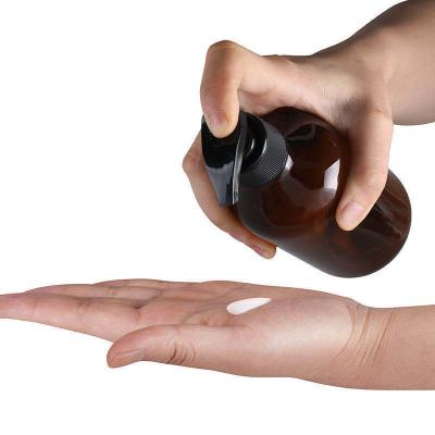 PET os tubos cosméticos plásticos 300ML/500ML com bomba