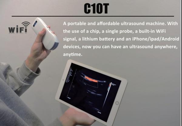 DICOM Medical Hospital Equipments 128 Element Portable Wifi Wireless Ultrasound Scanner