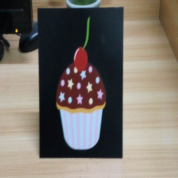 popular customized cute el t-shirt panel/ el glowing panel with velcro