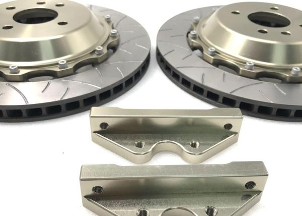 alumínio 6061 Grey Cast Iron TH250 das peças do freio do carro do disco de 370*32mm
