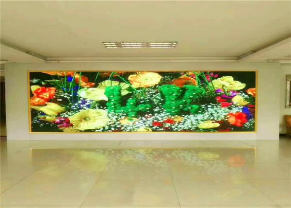 1/16 de anúncio alugado da exposição de diodo emissor de luz da varredura P4 interno com morre armário do alumínio de molde