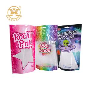 China OEM Custom Impreso Sello térmico de plástico Bolsa de embalaje de caramelo duro de plástico de calidad alimentaria Bolsas de embalaje de caramelo con jalea de plástico