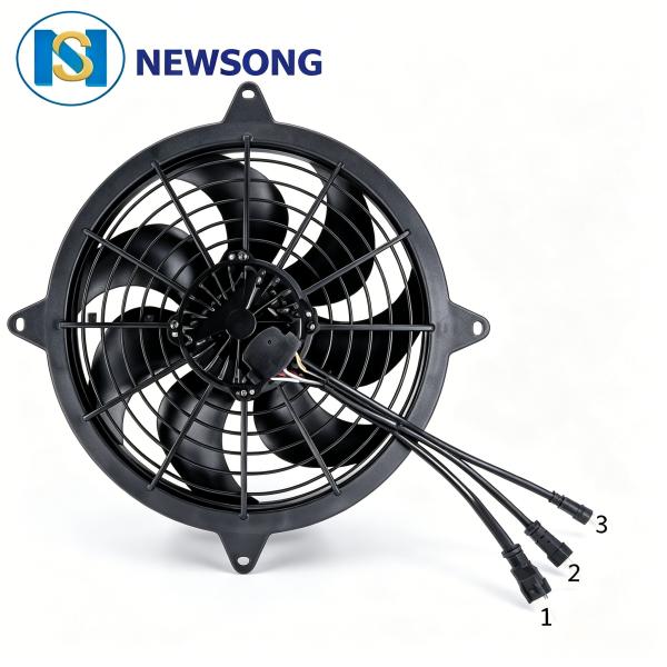3150rpm 140W Automobile AC Condenser Fan Bus Air Conditioning Parts OEM Replacement
