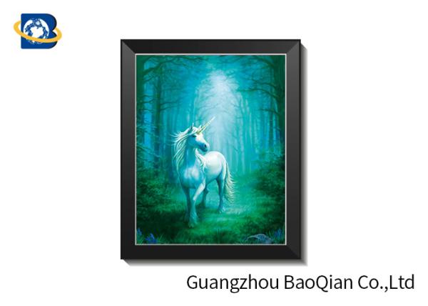 0.76 Mm Thickness 3D Pictures Of Animals / Fancy Lenticular 3D Wall Pictures
