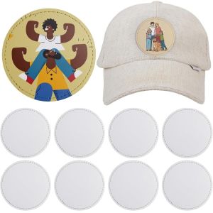 Different Shapes Blank Sublimation Leather Patches For Hat Shirt Dress Sweater Jeans Bags