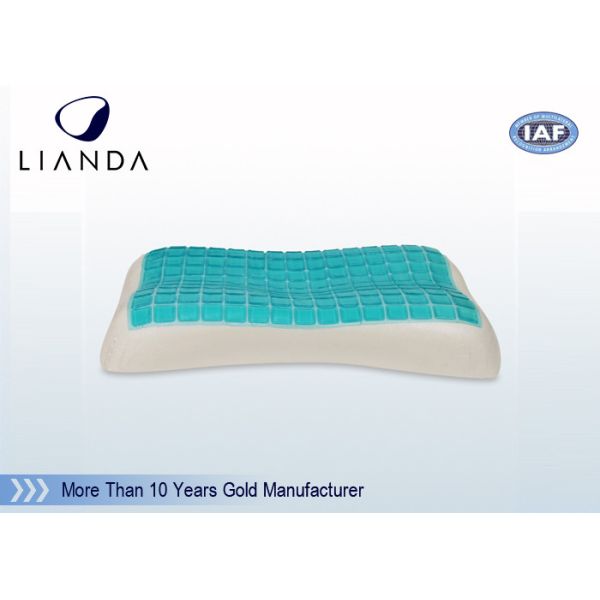 Festival Promotional Cooling Gel Memory Foam Pillow , 100% Natural Ice Gel Pillow