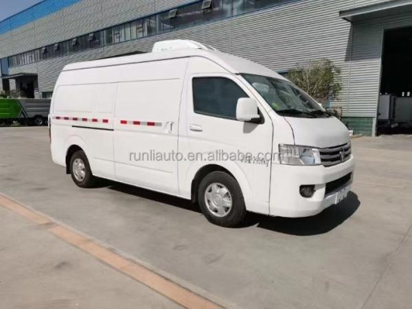 Factory Supply Foton G9 4*2 Gasoline Refrigerated Container Truck Food Freezer Truck Refrigerator Truck