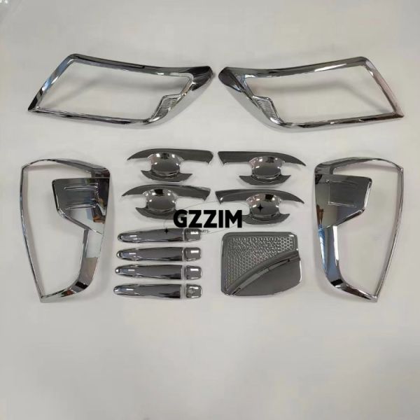 Puerta de manejo de la taza cola de la luz de la cubierta del cuerpo Kit Accesorios exteriores del coche para Nissan Navara 2021