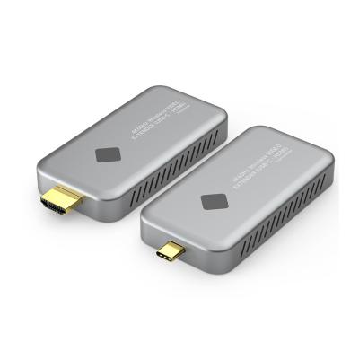 Prolongateur vidéo sans fil 4K 60Hz 30 mètres USB C vers HDMI Récepteur