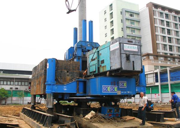 High Performance Hydraulic Pile Foundation Equipment No Noise No Vibration