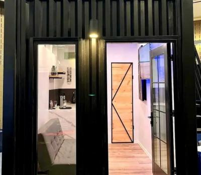 Modern Design Customized Color Steel Fabricated Fast Install Prefab Modular Homes on Wheels for Mobile Camping Trailer