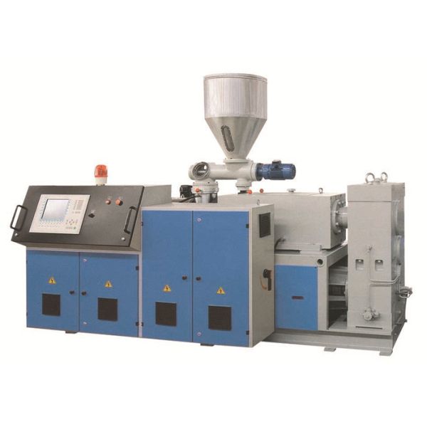 Plastic PVC Pipe Extrusion Line Manufacturing Film Wraping