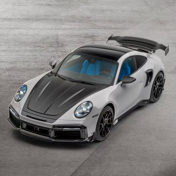 992 Turbo Porsche Body Kit Carbon Fiber MSY Style Diy Rear Bumper Spoiler Hood