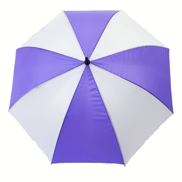 27 Inches 190T Pongee Fabric Super Windproof Golf Umbrellas with Fiberglass Frame and EVA Handle