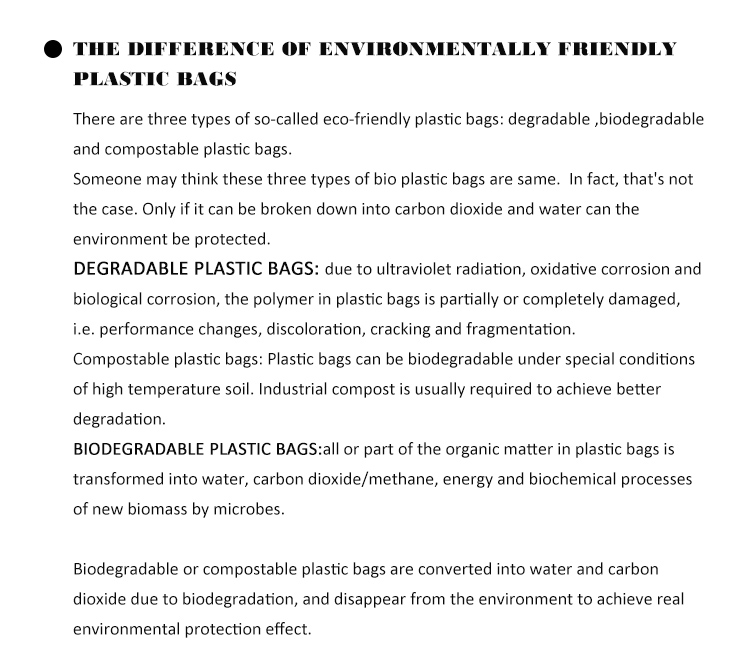 PLA PBAT Материал Структура Тепловое уплотнение 15 микрон Компостируемые мешки для домашних животных для собак и кошек