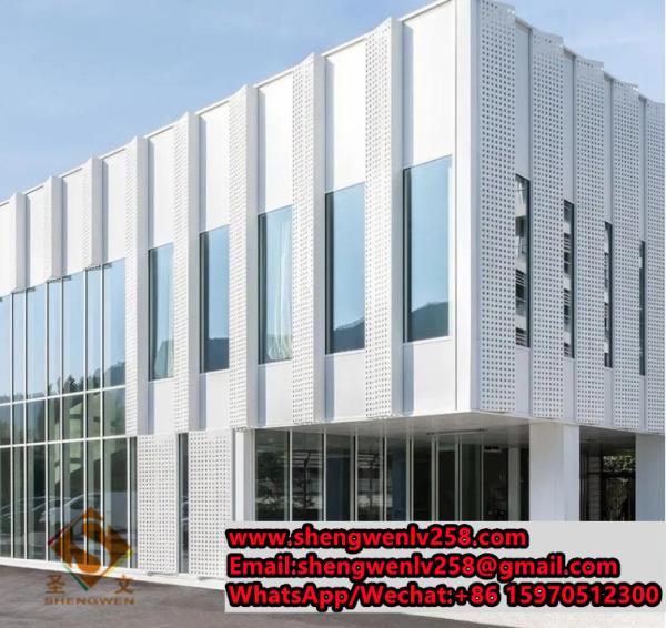 Perforating metal cladding aluminum decorative panel for wall cladding solid aluminum