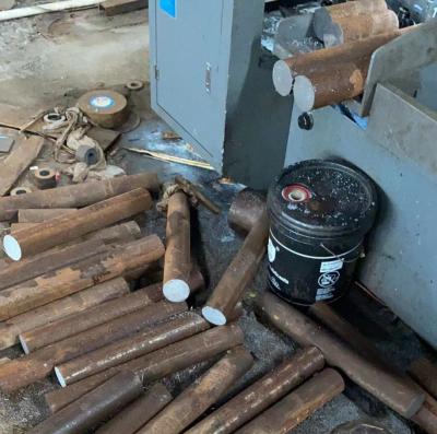 Gear Steel 20CrMnTiH 38CrMoAl GCr15 65Mn Round Steel Cutting 20CrMnTi Bar Processing Forging Ring Parts