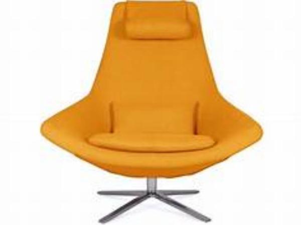 Injection foam chair lounge egg chair office furniture Aluminum swivel chair